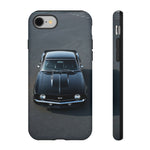 1969 Camaro SS Black Overhead Tough Phone Case Cover Gift Art