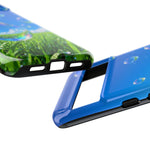 Bubbles Over Grass phone case | Tough Cover