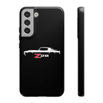 1970 Camaro Z28 White Silhouette Tough Phone Case Cover Gift