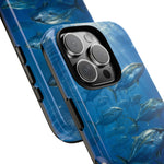 Amberjack School Phone Case, Open Water Sunlight Tough Cover