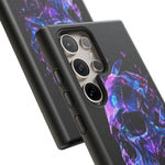 Holographic Skull Phone Case, Shattered Glass Iridescent Cover