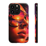Sunset Reflection Sunglasses Retrowave 80s phone case