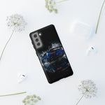 Camaro ZL1 Phone Case, Blue Track Smoke Studio Cover