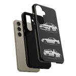 R32 Skyline Phone Case White, Three-View Vector Cover, Gift GTR Fans