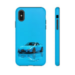 RX-7 Cyan Studio Phone Case Studio Color Match Car Art