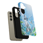 Copy of Silver Butterflies Tough Case | Blue Sky Water Droplets Phone Cover