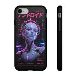 Glowing Headdress Regal Art Tough Phone Case - Gold Magenta Neon