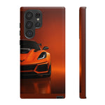 Orange C7 ZR1 Studio Front Tough Phone Case