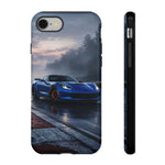 Elkhart Lake Blue C7 Track Attack Dawn Tough Phone Case