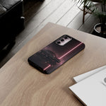 FC RX-7 Pink Neon Fog Column Tough Case