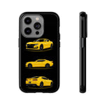 Yellow Camaro SS Muscle Car Phone Case Tough Multi View Print