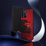 Red Mustang Art Phone Case, GT500 American Muscle Car Tough Cover