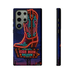 Neon Cowboy Boot phone case | High Noon Saloon design
