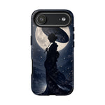 Geisha Parasol Moonlight Art Tough Phone Case