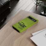 Green Cuda Muscle Car phone case for Gear Heads