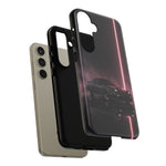 FC RX-7 Pink Neon Fog Column Tough Case