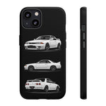 R32 Skyline Phone Case White, Three-View Vector Cover, Gift GTR Fans