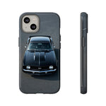 1969 Camaro SS Black Overhead Tough Phone Case Cover Gift Art