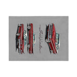 1959 Red Chevy Impala Throw Blanket | Classic Car Velveteen Microfiber