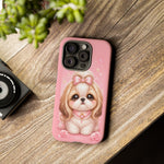 Shih Tzu Princess Kawaii Chibi Puppy Pet Dog Art Tough Phone Case