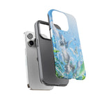 Copy of Silver Butterflies Tough Case | Blue Sky Water Droplets Phone Cover