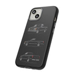 Black Silverado Classic Pickup Tough Phone Case for Chevy Truck Fans