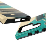 1957 Bel Air Turquoise Retro Tough Phone Case Classic Car Art Cover