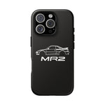 MR2 White Side Silhouette JDM Tough Phone Case Cover Gift
