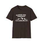 No Office View Compares Mountain Silhouette Hiking T-Shirt Outdoor Adventure Gift