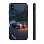240SX JDM Drift Smoke Night Street Art Tough Phone Case
