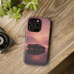 C8 Corvette Silhouette Pastel Horizon Case