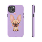 French Bulldog Bat Ears Kawaii Pet Dog Art Tough Phone Case