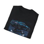 GT-R Dual View Graphic T-Shirt Modern Performance Car Street Racing Style Tee
