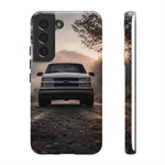 OBS Chevy Truck Phone Case, White Classic Pickup Tough Cover, Gift