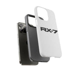 RX-7 Logo Phone Case for JDM Fans, Tough Protective Cover