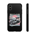R34 Skyline GT-R Sakura Mountain JDM Tough Phone Case Gift