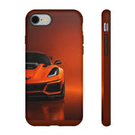 Orange C7 ZR1 Studio Front Tough Phone Case