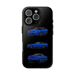 Blue 180SX JDM Sports Car Phone Case Tough Multi View