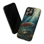 Salmon River Fishing Phone Case, Sunlit Current Cover