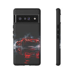 Z06 C8 Phone Case, Red Smoke Studio Reflection Cover