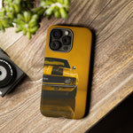 Classic Camaro SS Phone Case, Yellow 69 Muscle Car Cover, Gift for Guys