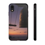 Temple Bell Sunset Phone Case Japan Zen Tough Case