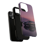 Sunset Skyline GT-R R32 phone case | car reflection, purple dusk