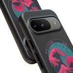 Great Dream Wave Circular Badge Vaporwave Phone Case – Japanese Aesthetic