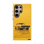 Golden Yellow Charger Phone Case, 68 Classic Muscle Car Tough Cover