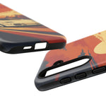 Retro Sunset Countach phone case | Sports car tough cover