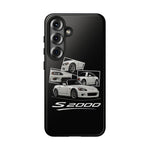 White S2000 Roadster Collage JDM Tough Phone Case Cover Gift