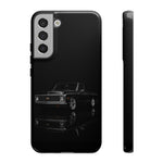 Black Classic C10 Truck Phone Case | Vintage Pickup Reflection, Minimal Auto Design