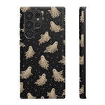 Vintage Ghost Pattern phone case | Halloween spooky stars design
