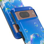 Bubbles Over Grass phone case | Tough Cover